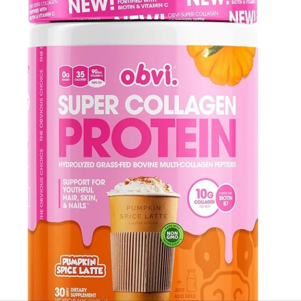 Obvi collagen protein pumpkin spice latte